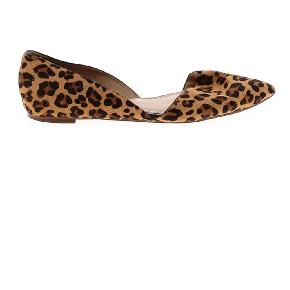 JCREW Leopard Hair Flats